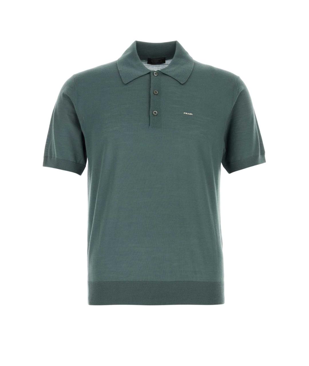 PRADA Зеленые поло с коротким рукавом, фото 1