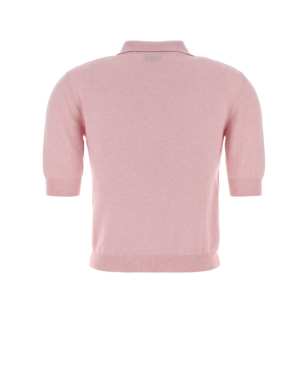 MOSCHINO Розовый вискозный джемпер / свитер, фото 2