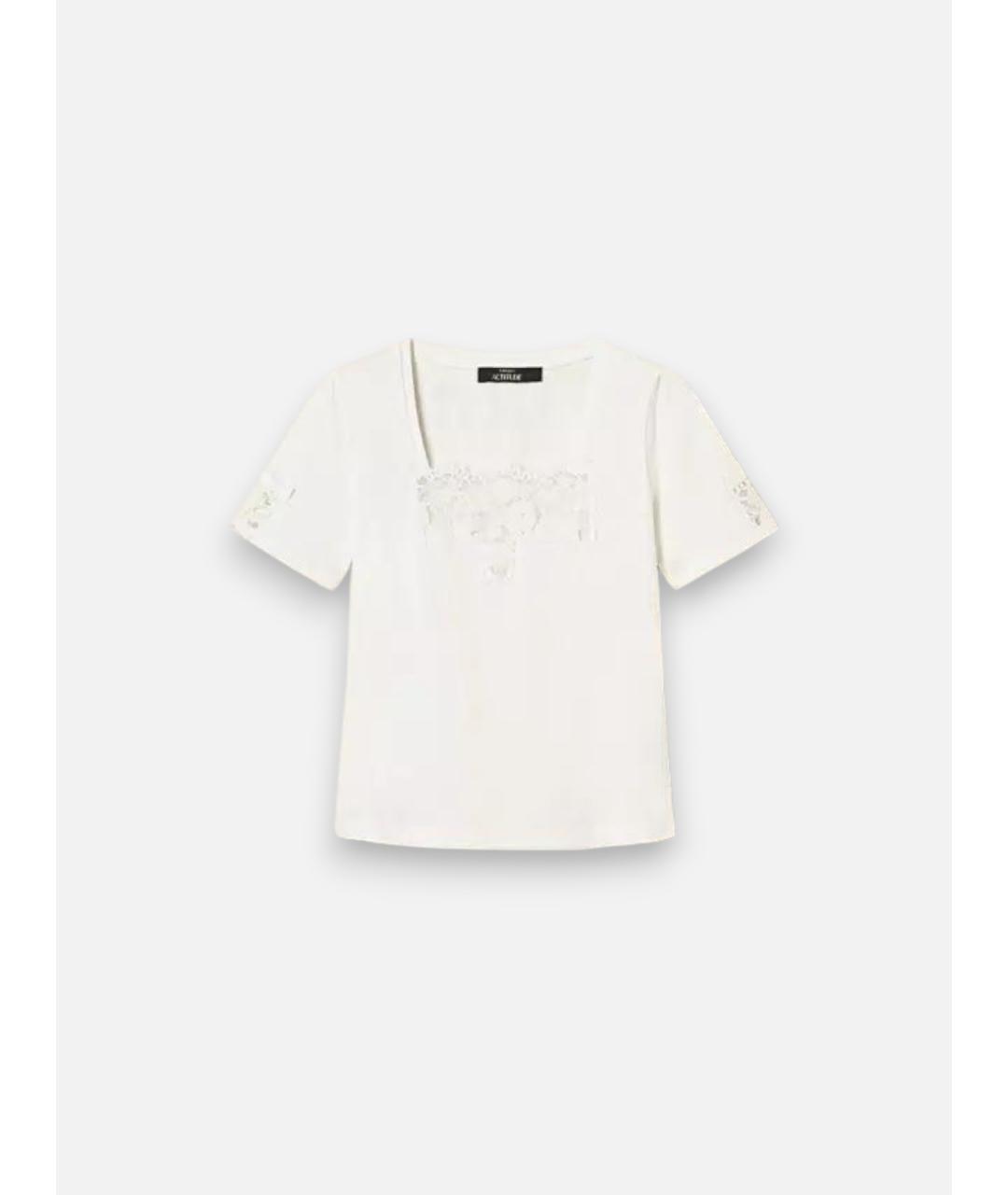 TWIN-SET Белая хлопковая блузы, фото 7