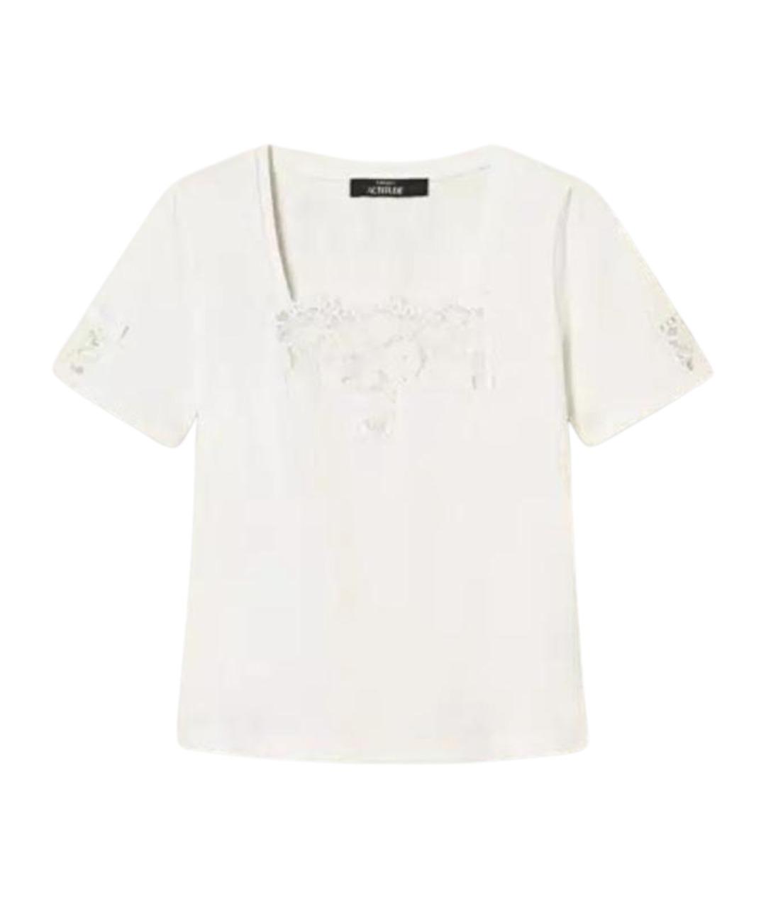 TWIN-SET Белая хлопковая блузы, фото 1
