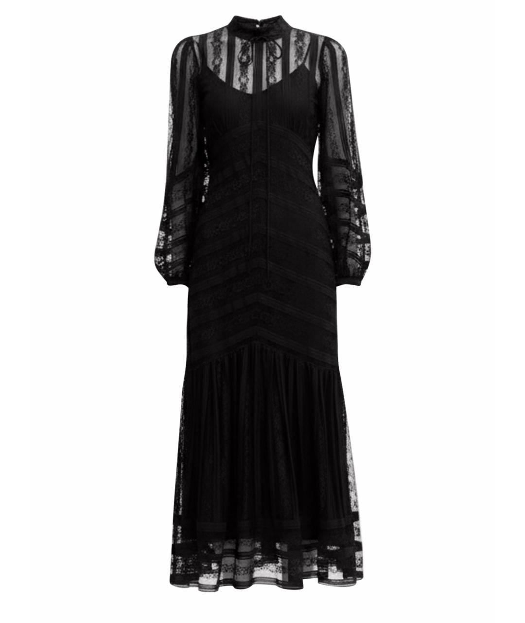 TWIN-SET Черное полиамидовое коктейльное платье, фото 1
