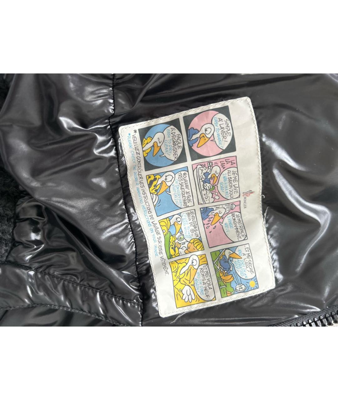 MONCLER Черная куртка, фото 4