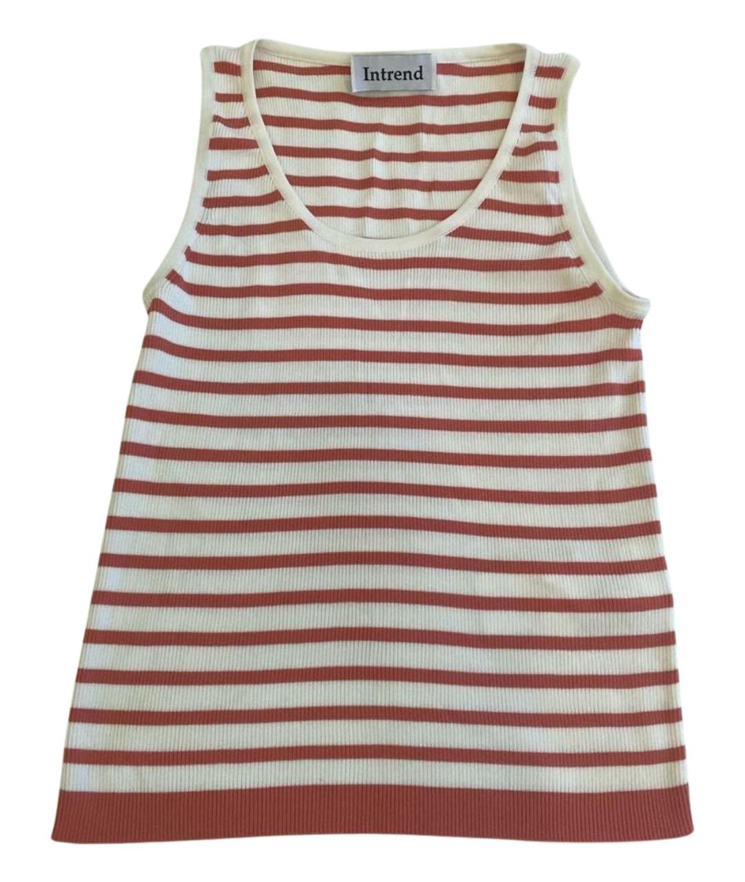 MAX MARA Белая хлопковая майка, фото 1