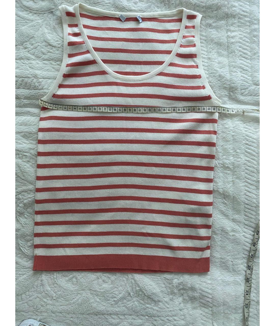 MAX MARA Белая хлопковая майка, фото 6