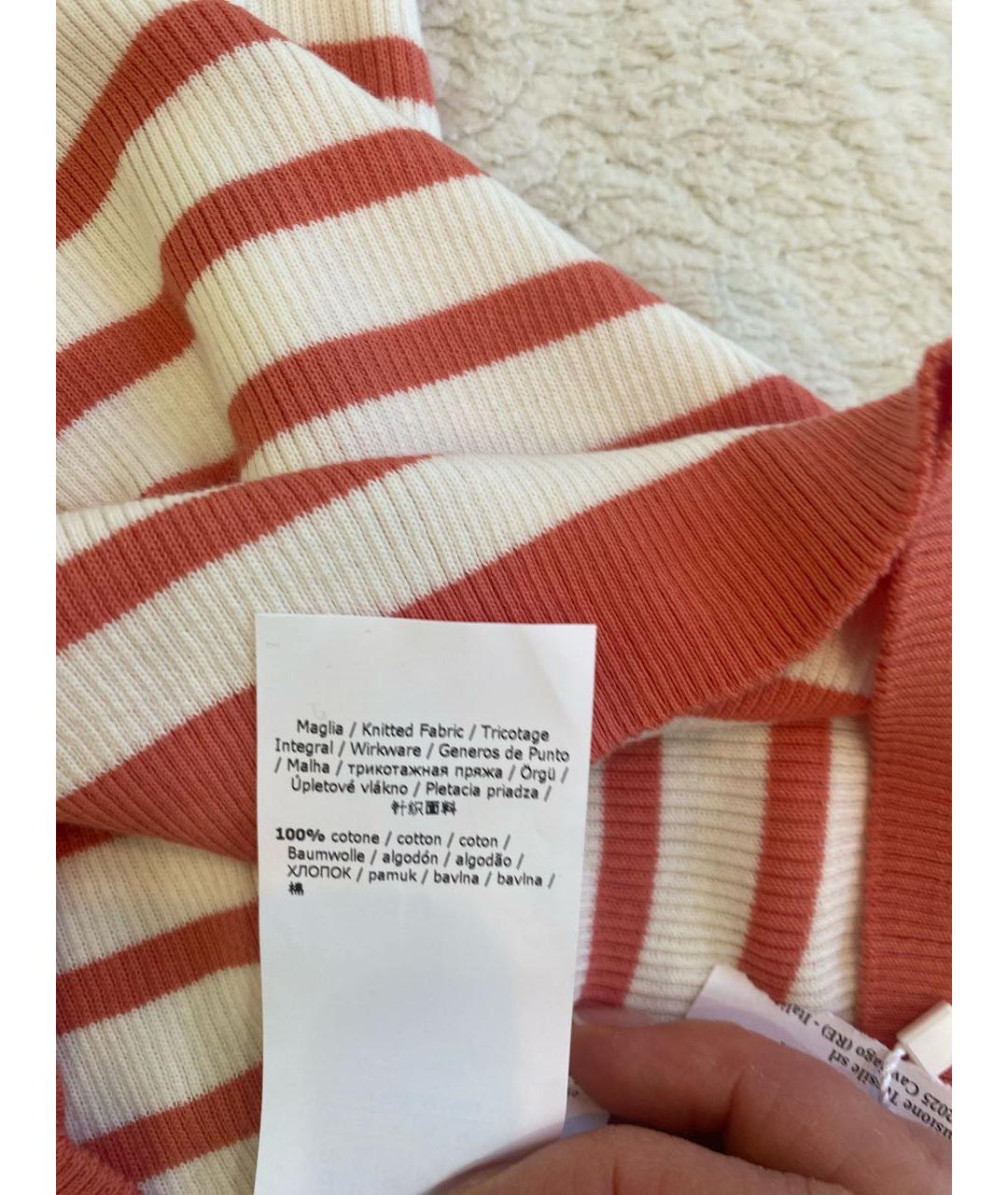 MAX MARA Белая хлопковая майка, фото 4