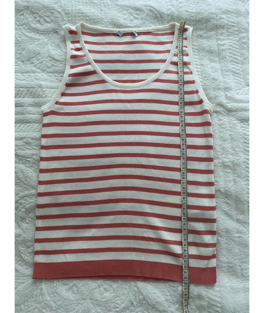 MAX MARA Белая хлопковая майка, фото 5