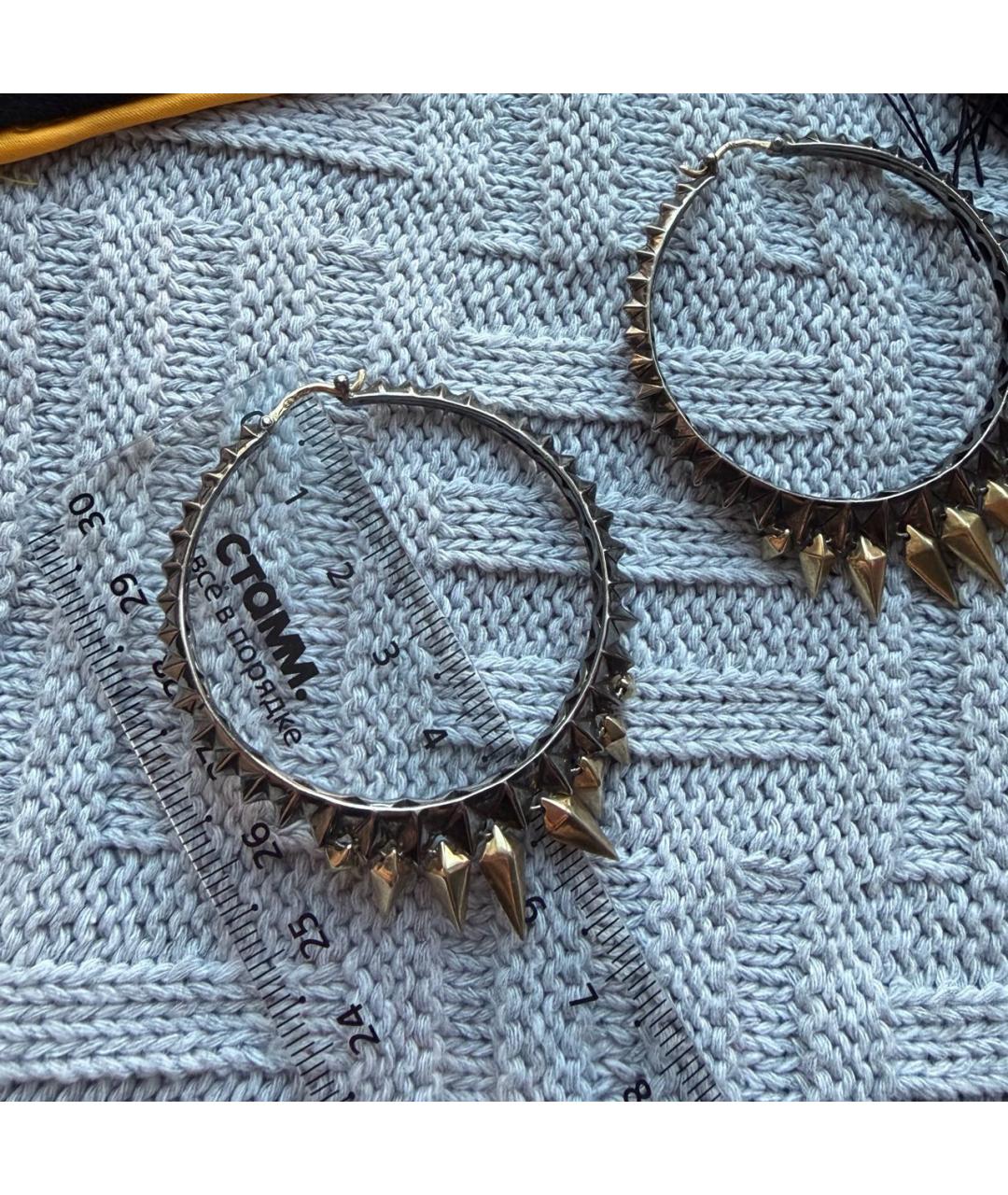 STEPHEN WEBSTER Антрацитовые серебряные серьги, фото 6