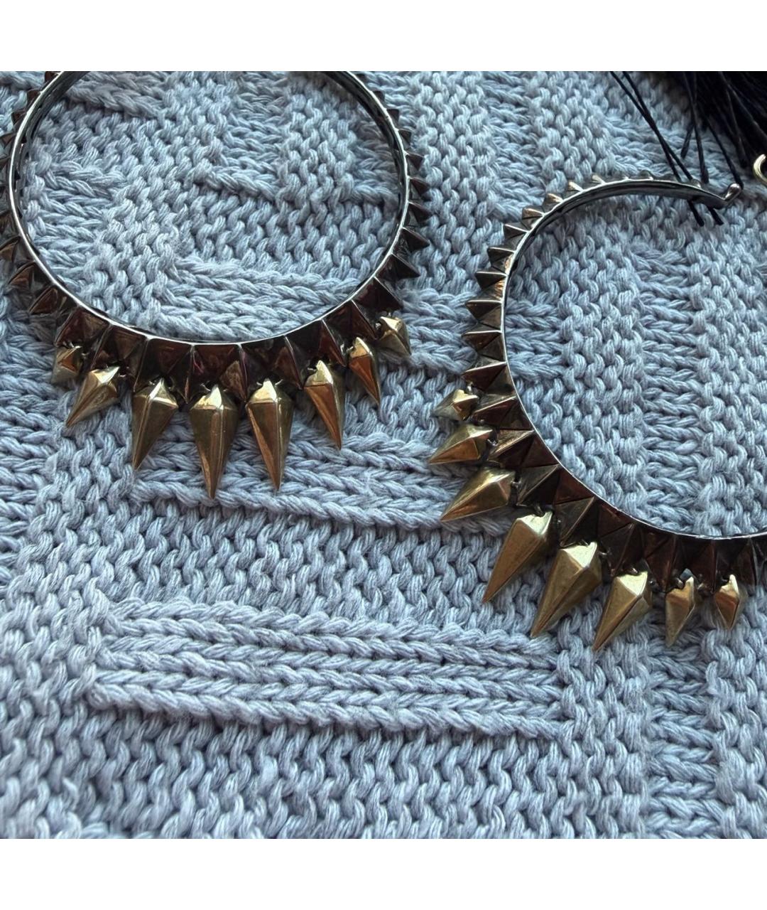 STEPHEN WEBSTER Антрацитовые серебряные серьги, фото 5