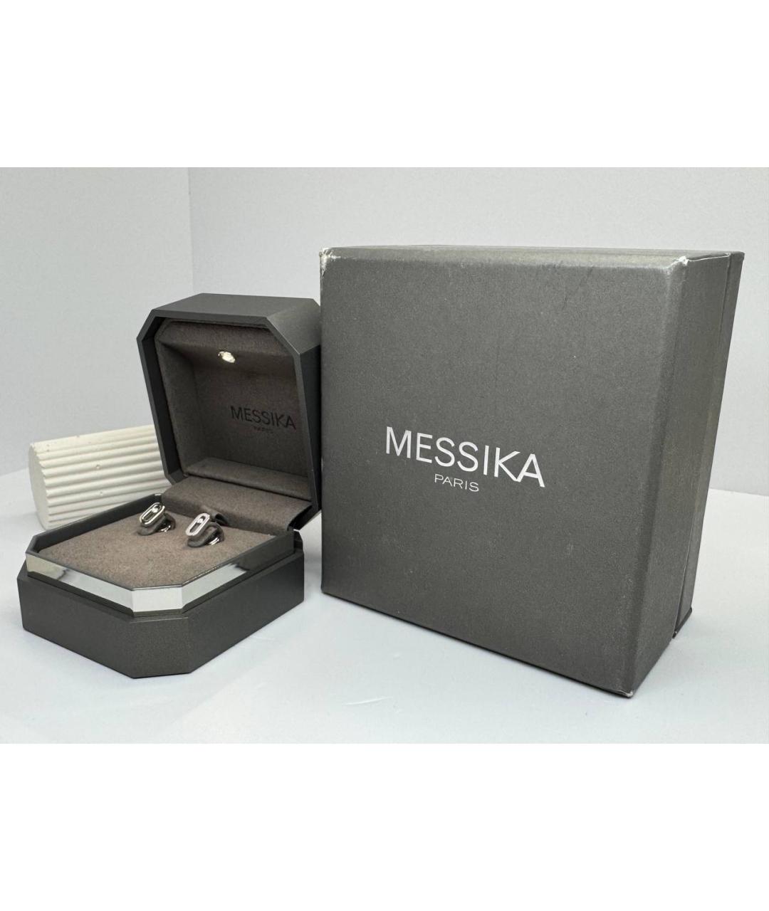 MESSIKA Серебряные серьги из белого золота, фото 6