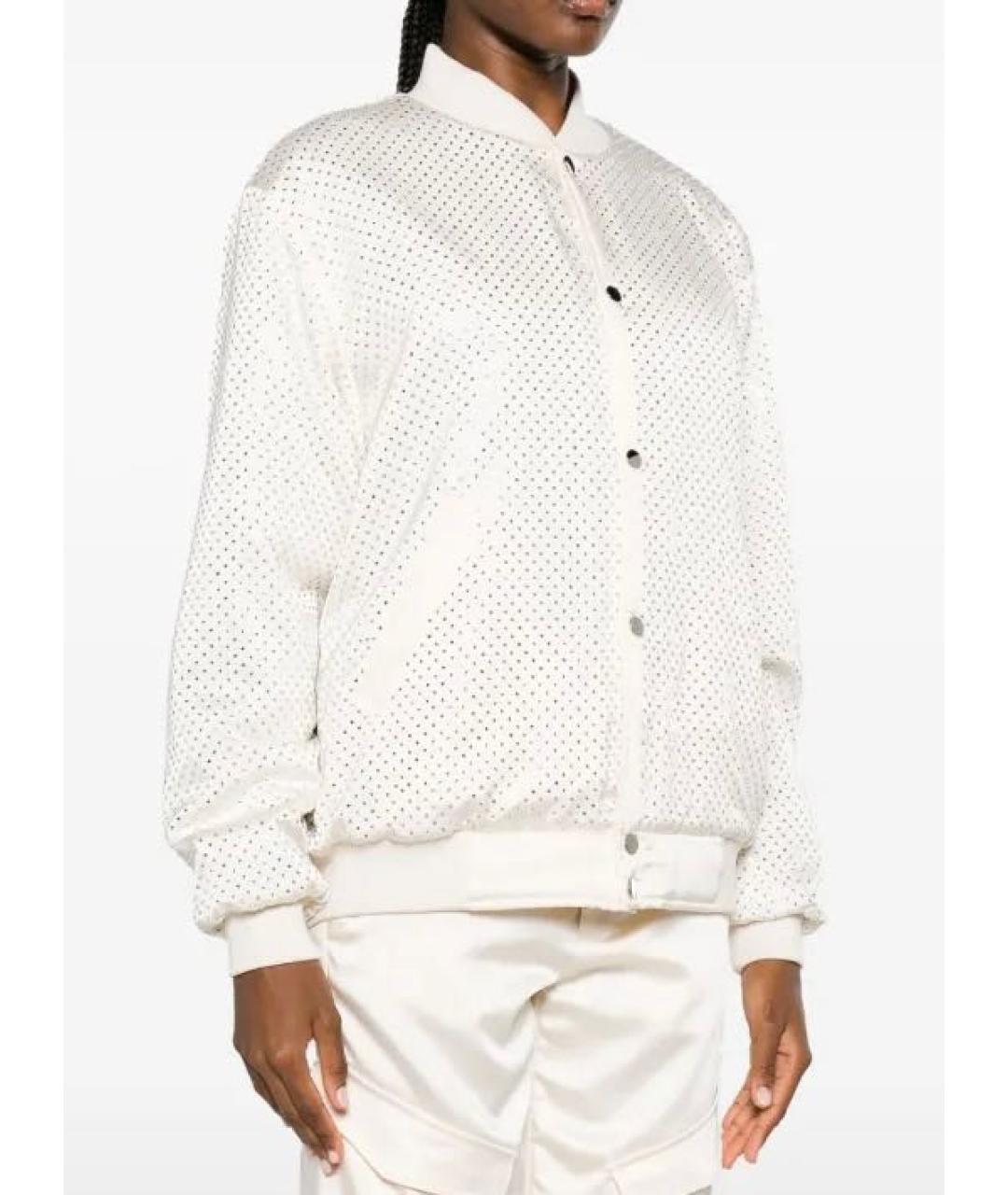 P.A.R.O.S.H. Белая полиэстеровая куртка, фото 3