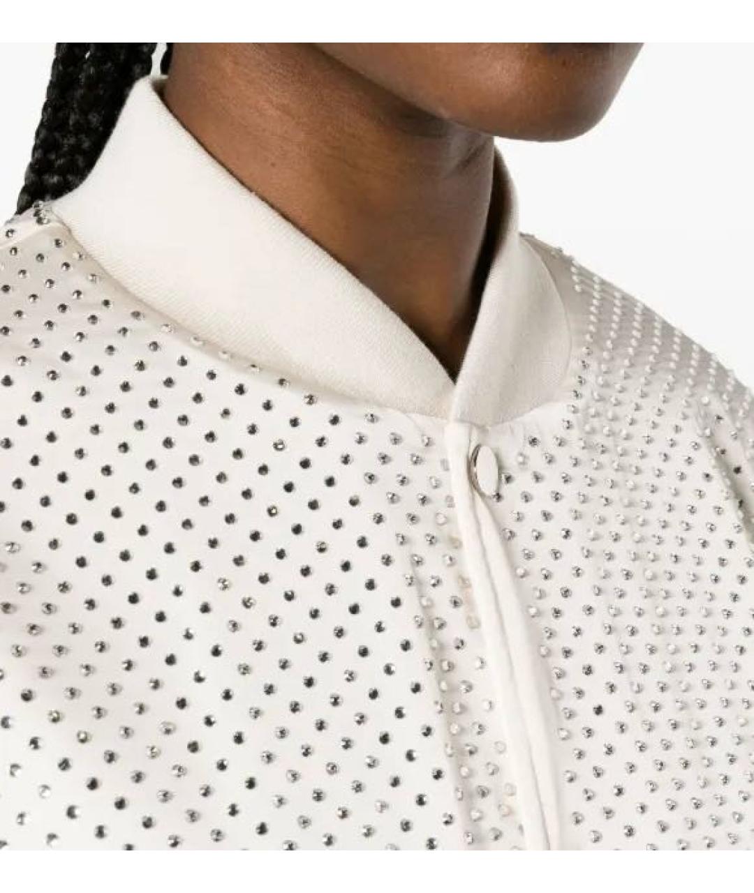 P.A.R.O.S.H. Белая полиэстеровая куртка, фото 4