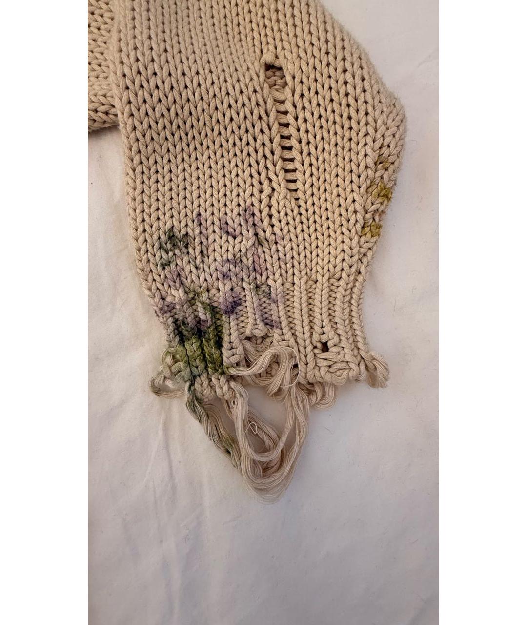 R13 Бежевый хлопковый джемпер / свитер, фото 7