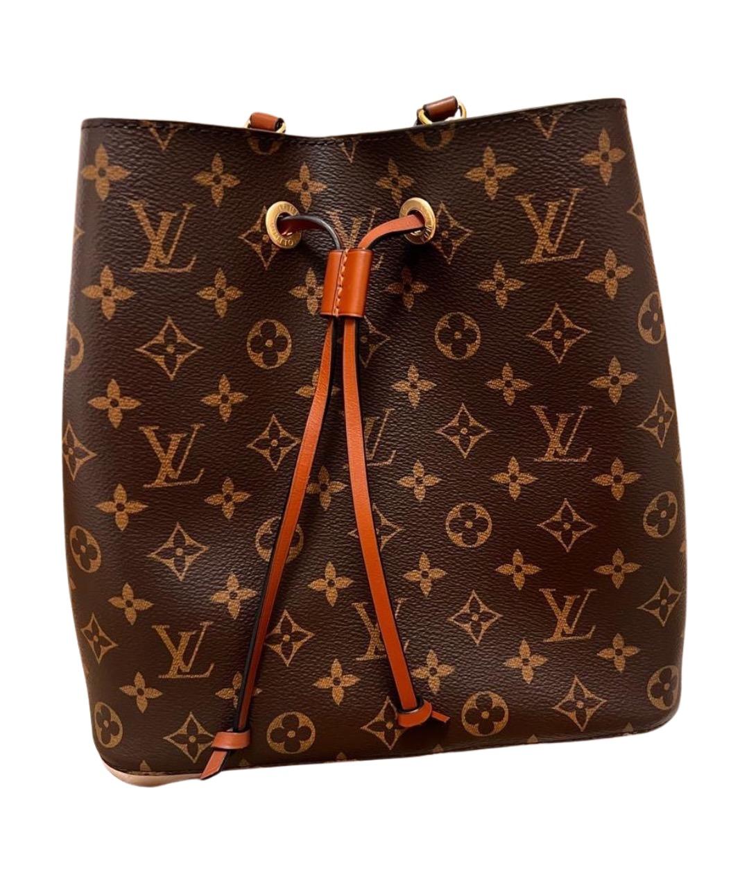 LOUIS VUITTON Коричневая сумка тоут, фото 1