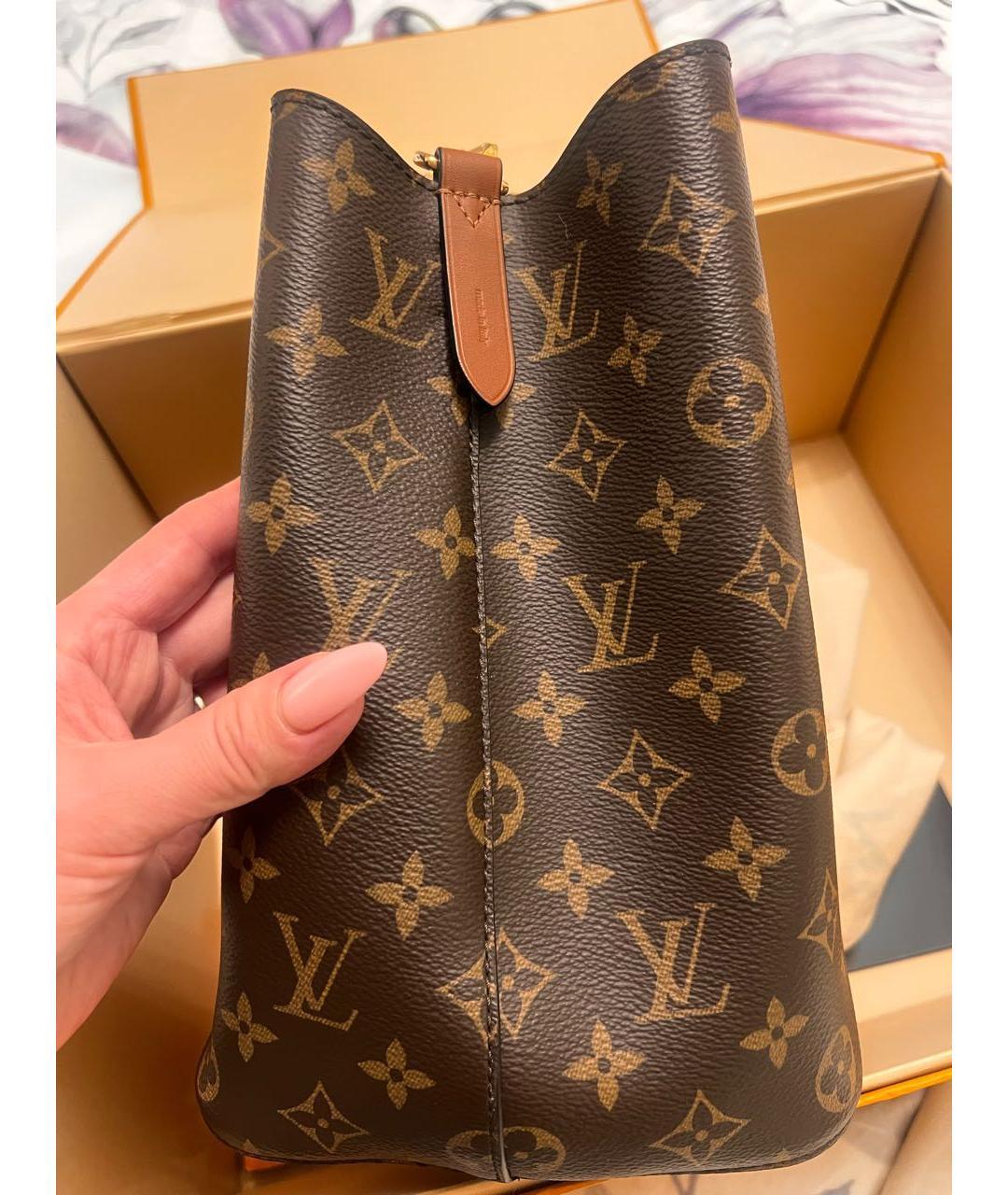 LOUIS VUITTON Коричневая сумка тоут, фото 2