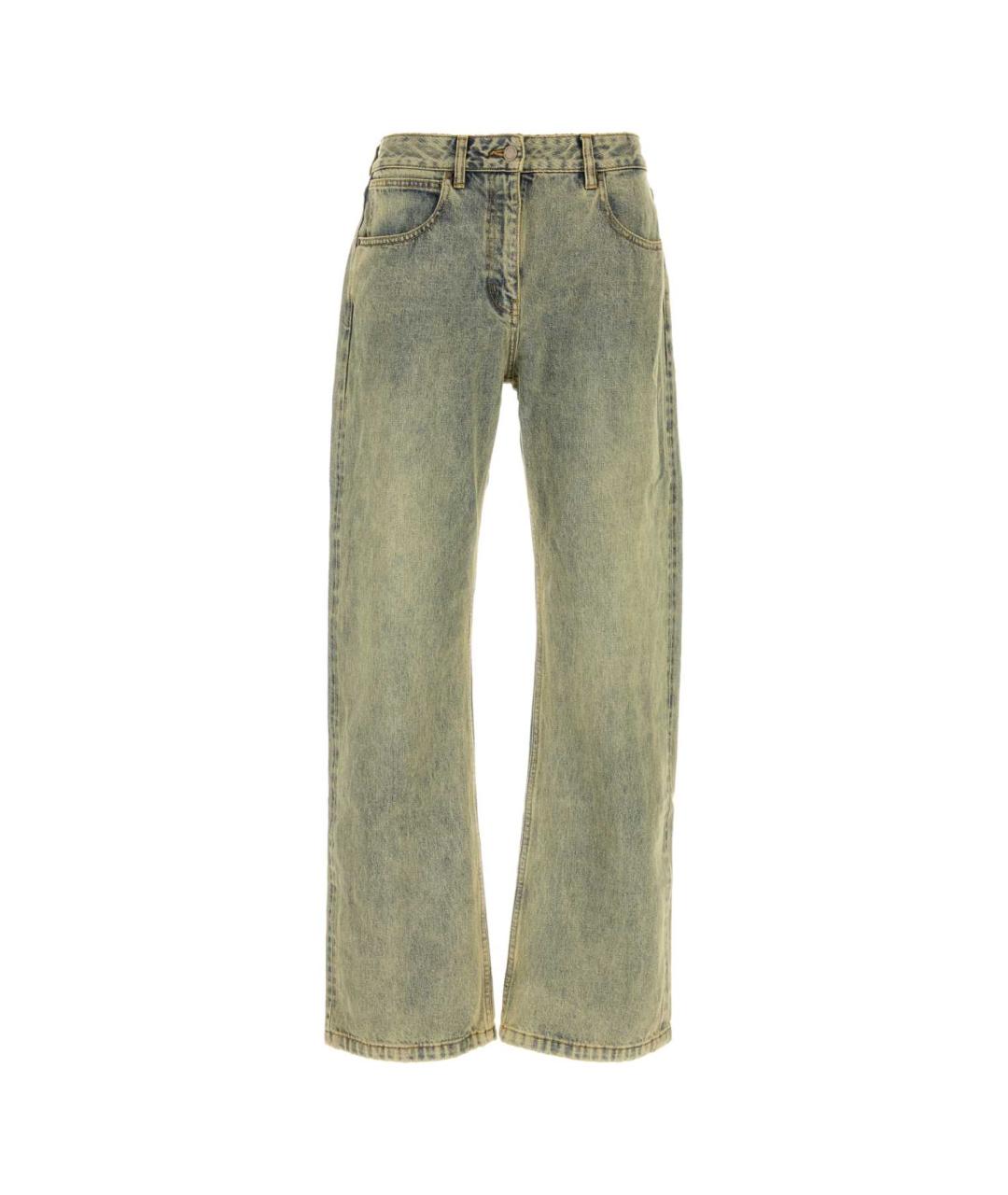 entire studios Голубые хлопковые прямые джинсы, фото 1