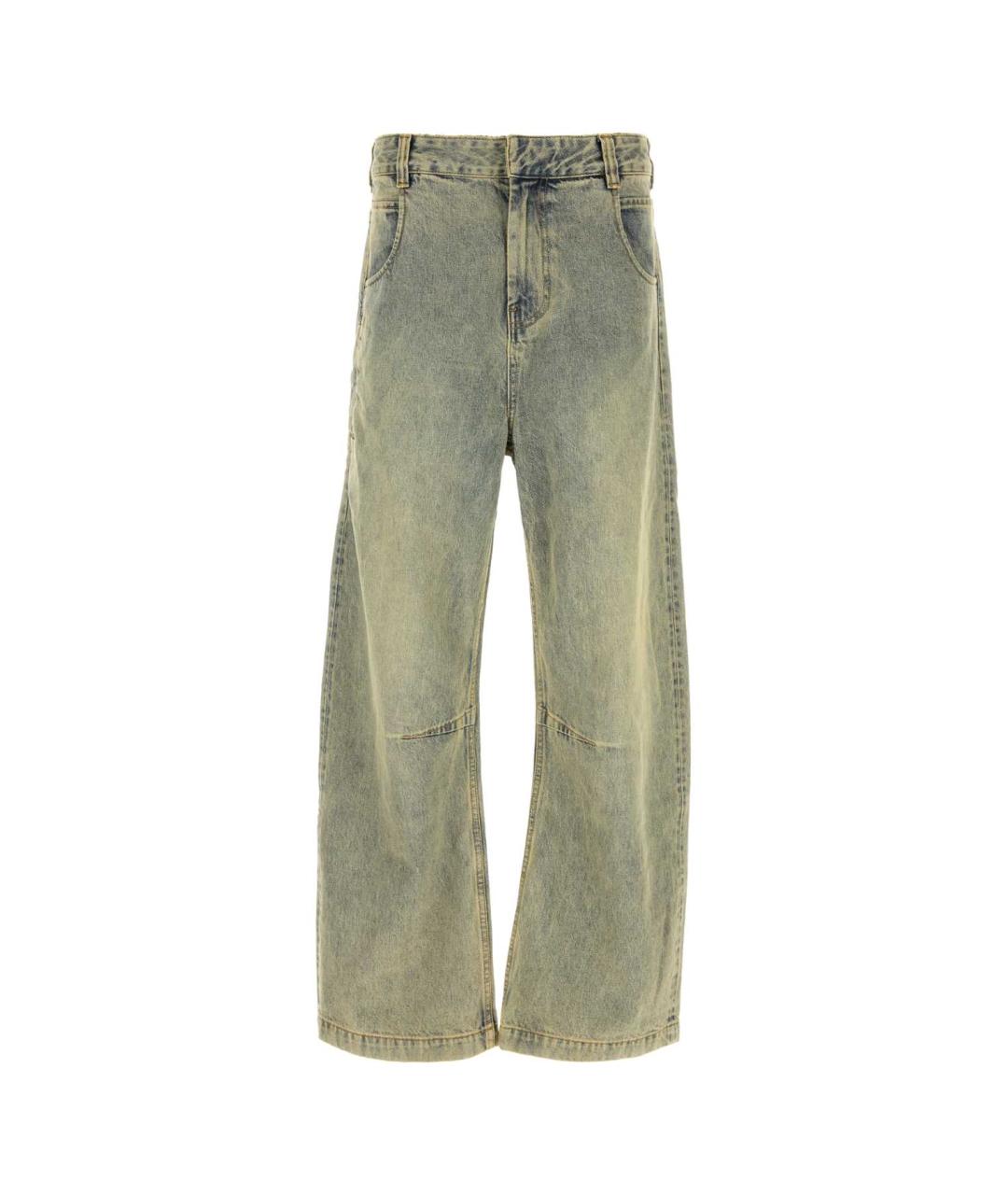 entire studios Голубые хлопковые прямые джинсы, фото 1