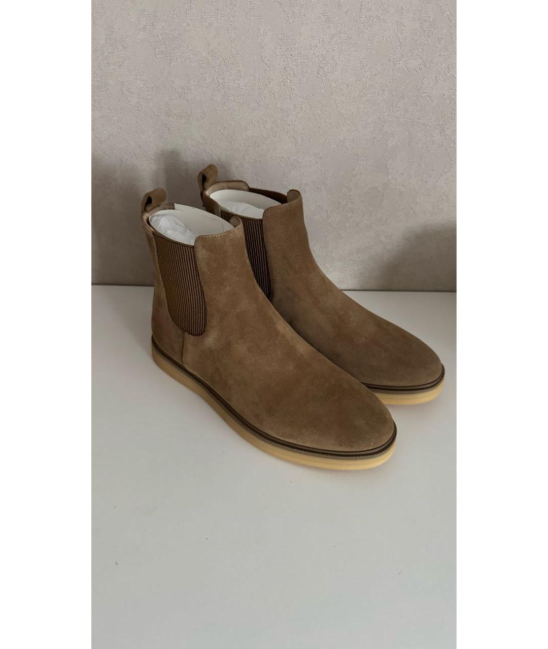 12 STOREEZ Коричневые замшевые ботинки, фото 5