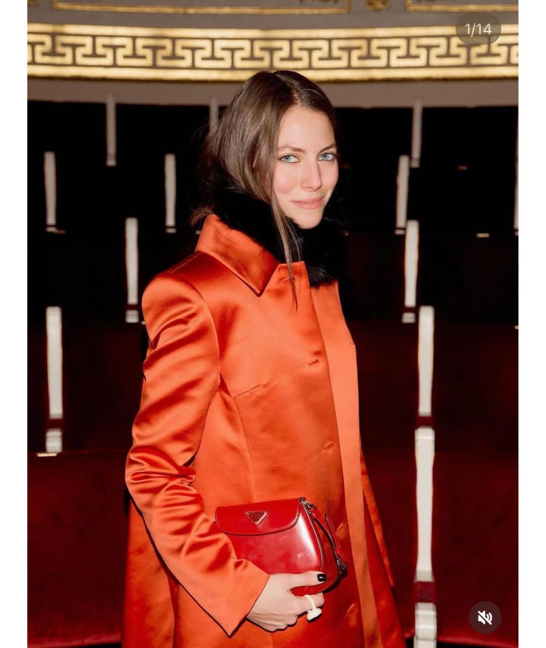 PRADA Красная сумка через плечо из лакированной кожи, фото 5