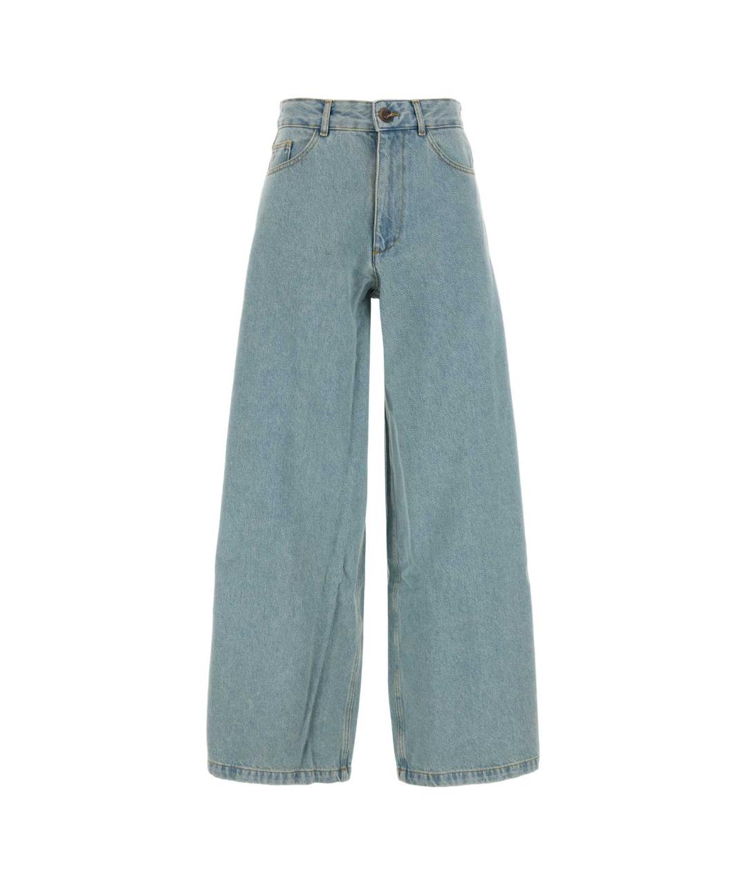 SOEUR Голубые хлопковые прямые джинсы, фото 1