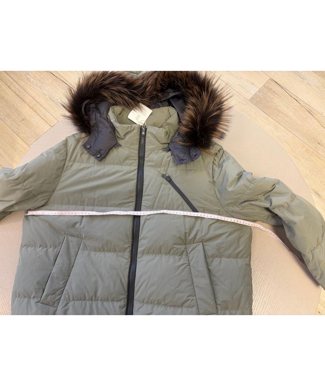 BRUNELLO CUCINELLI Хаки куртка, фото 4