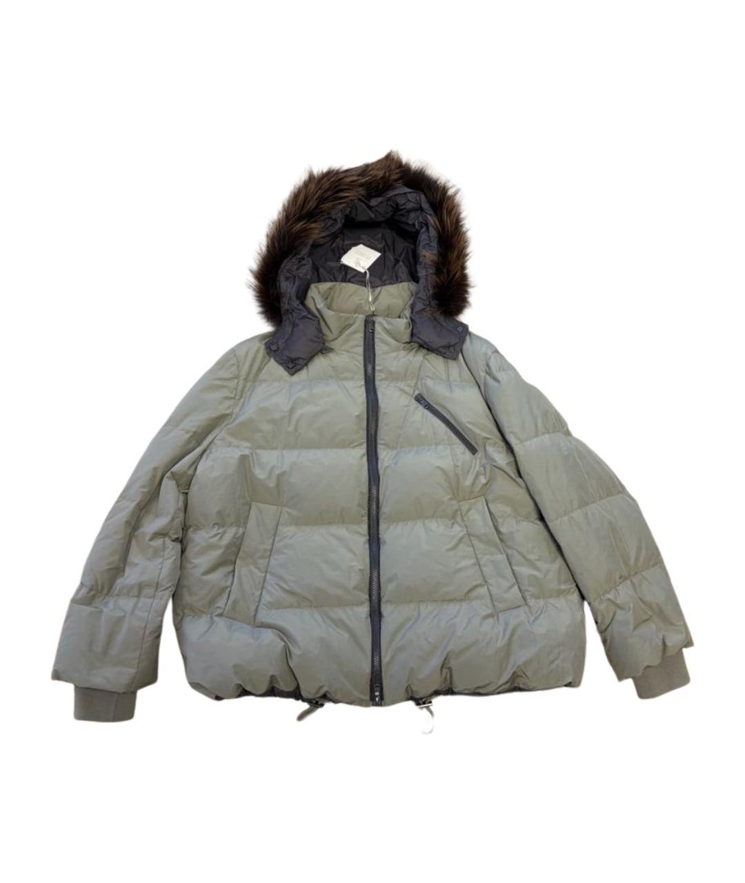 BRUNELLO CUCINELLI Хаки куртка, фото 1