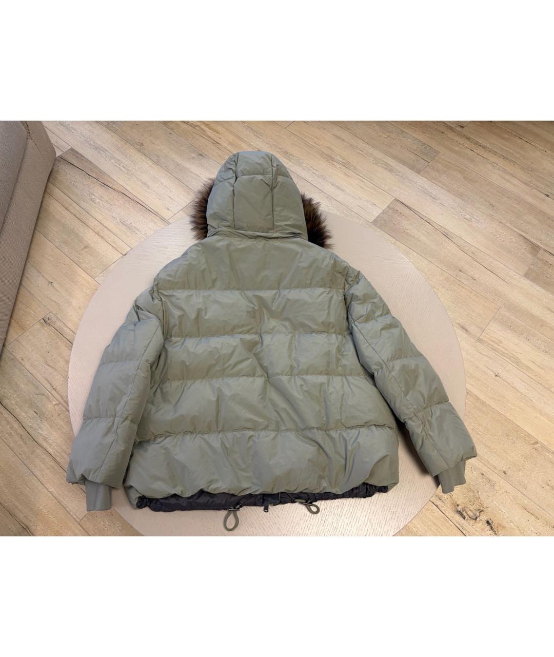 BRUNELLO CUCINELLI Хаки куртка, фото 2