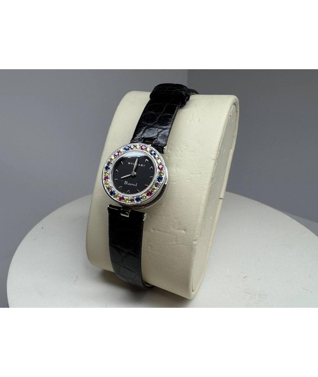 BVLGARI Черные металлические часы, фото 3