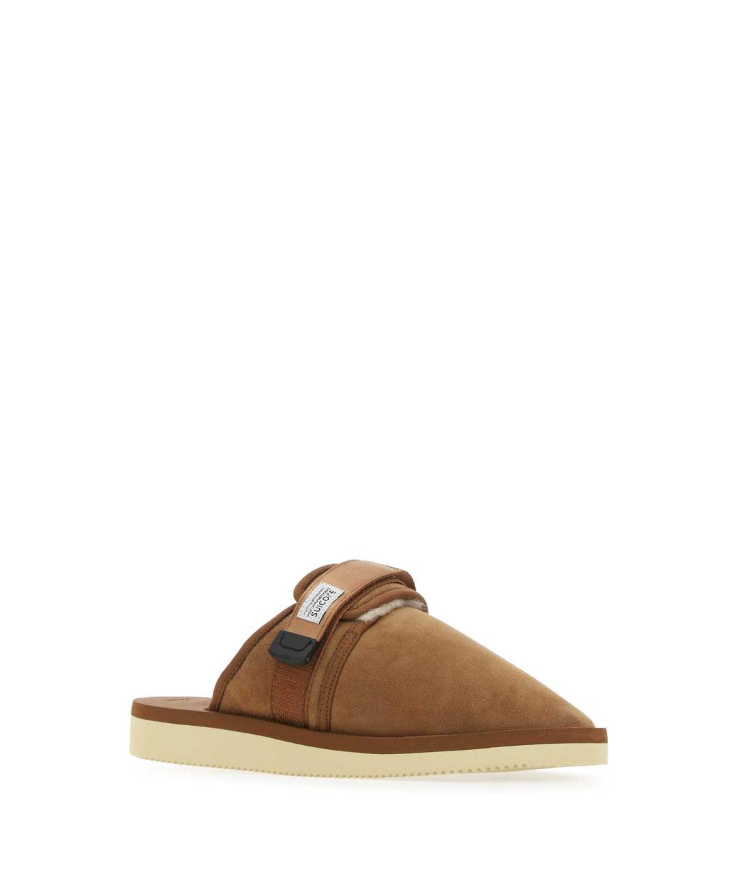 SUICOKE Бежевые замшевые сабо, фото 2