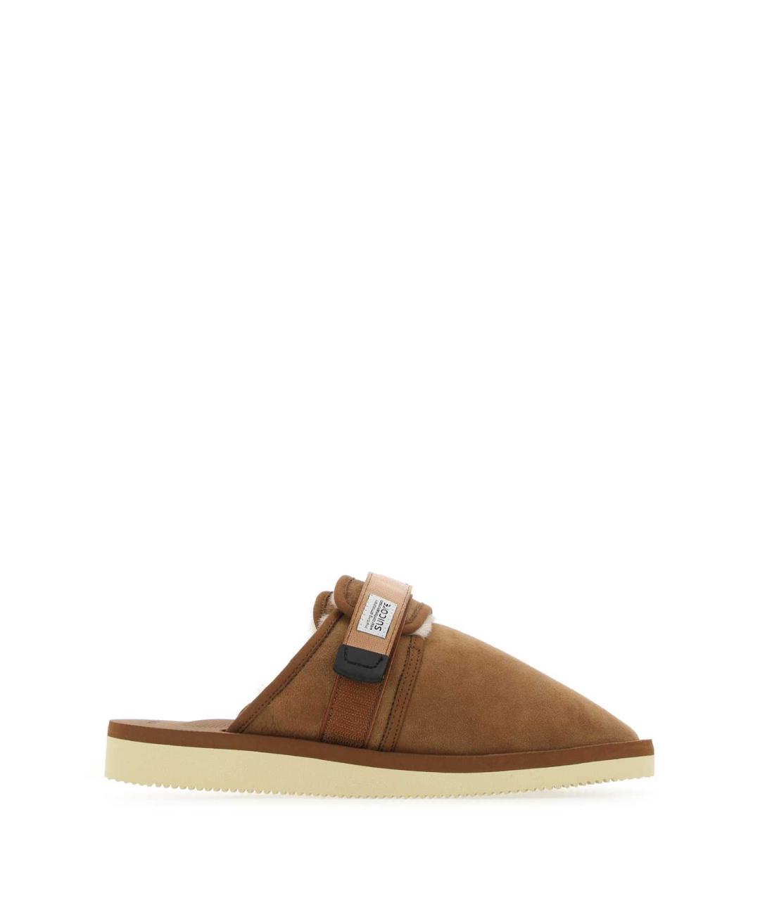 SUICOKE Бежевые замшевые сабо, фото 1