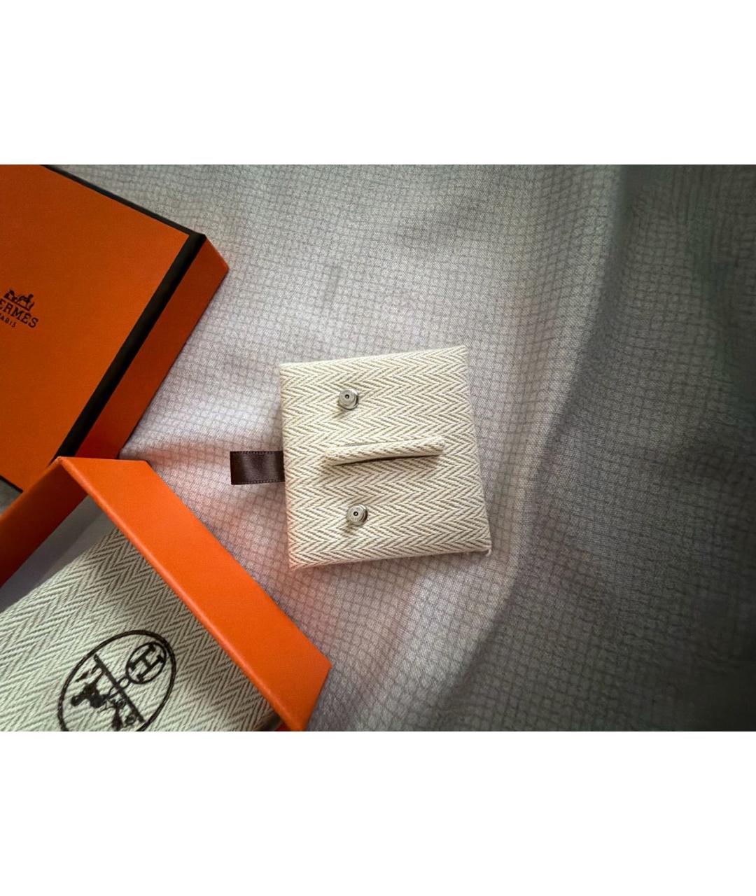 HERMES Черные серьги, фото 2