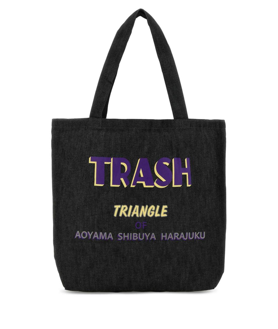 NEEDLES Черная тканевая сумка тоут, фото 1