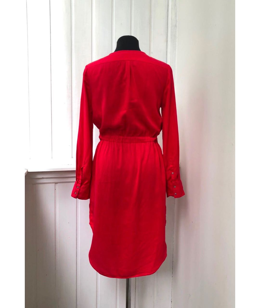 CALVIN KLEIN Красное повседневное платье, фото 7