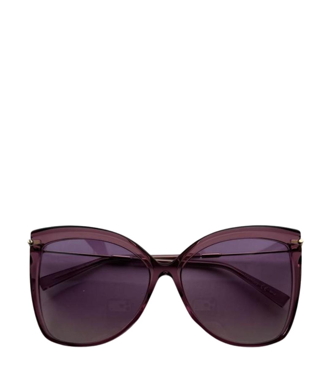 MAX MARA Фиолетовые пластиковые солнцезащитные очки, фото 1