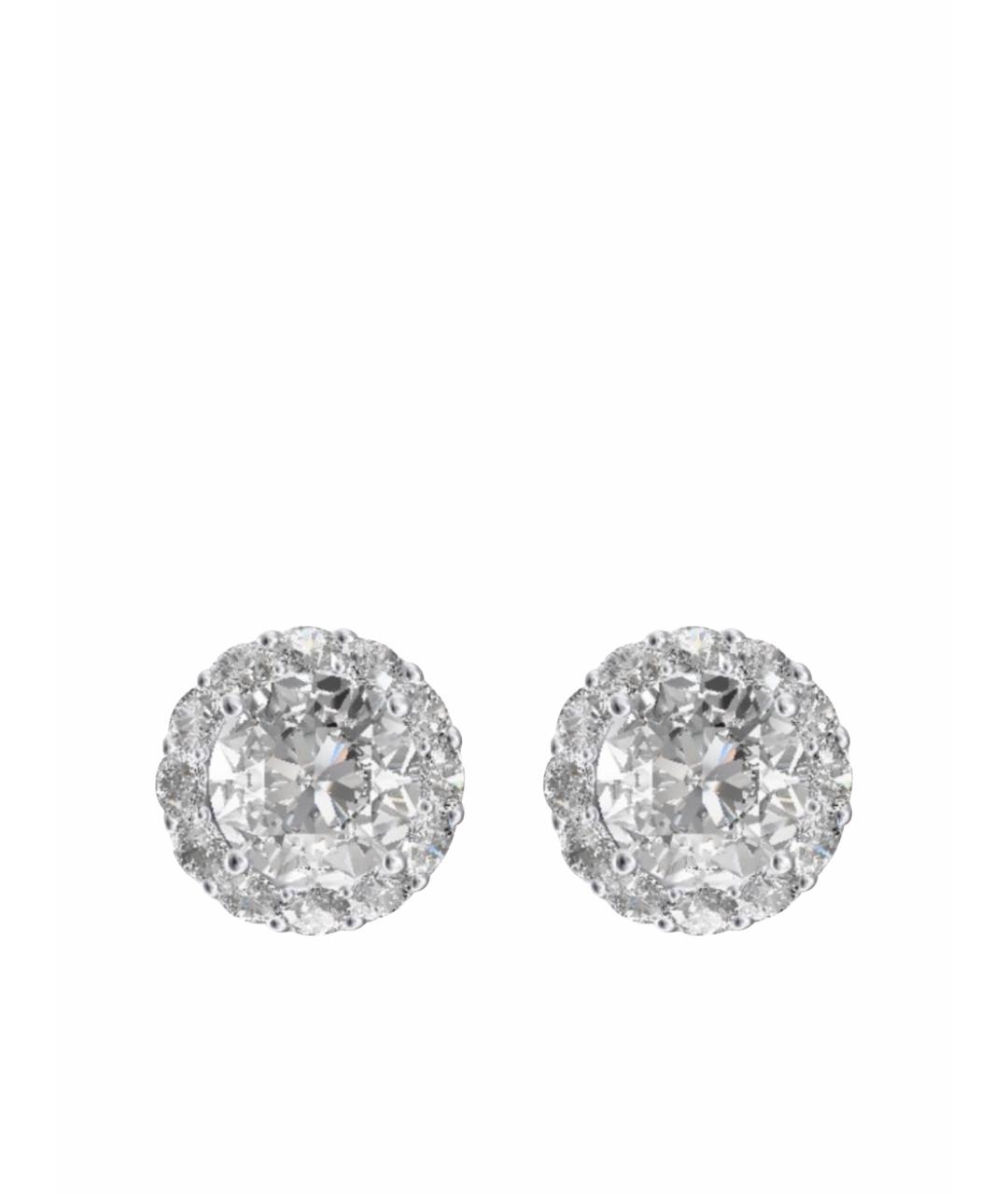 GRAFF Серебряные серьги из белого золота, фото 1