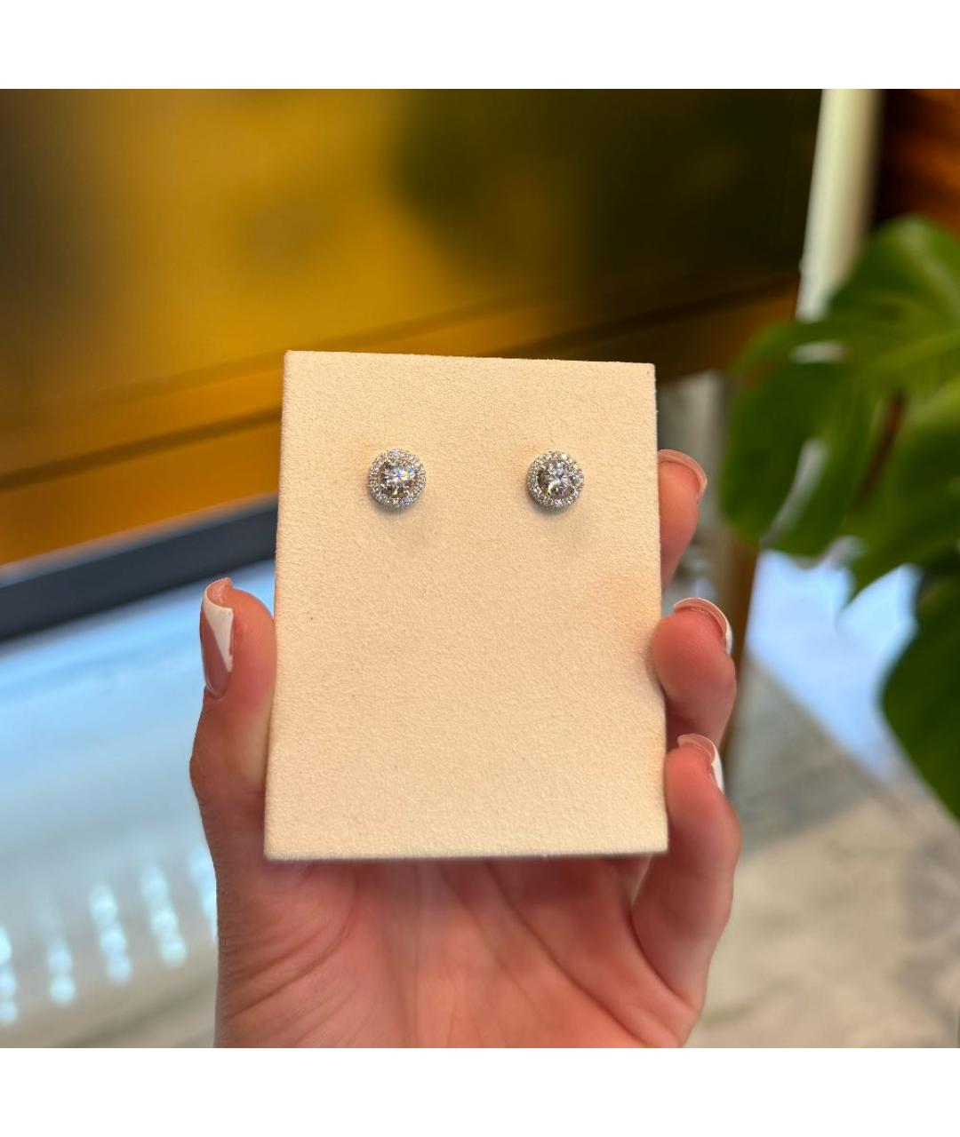 GRAFF Серебряные серьги из белого золота, фото 2