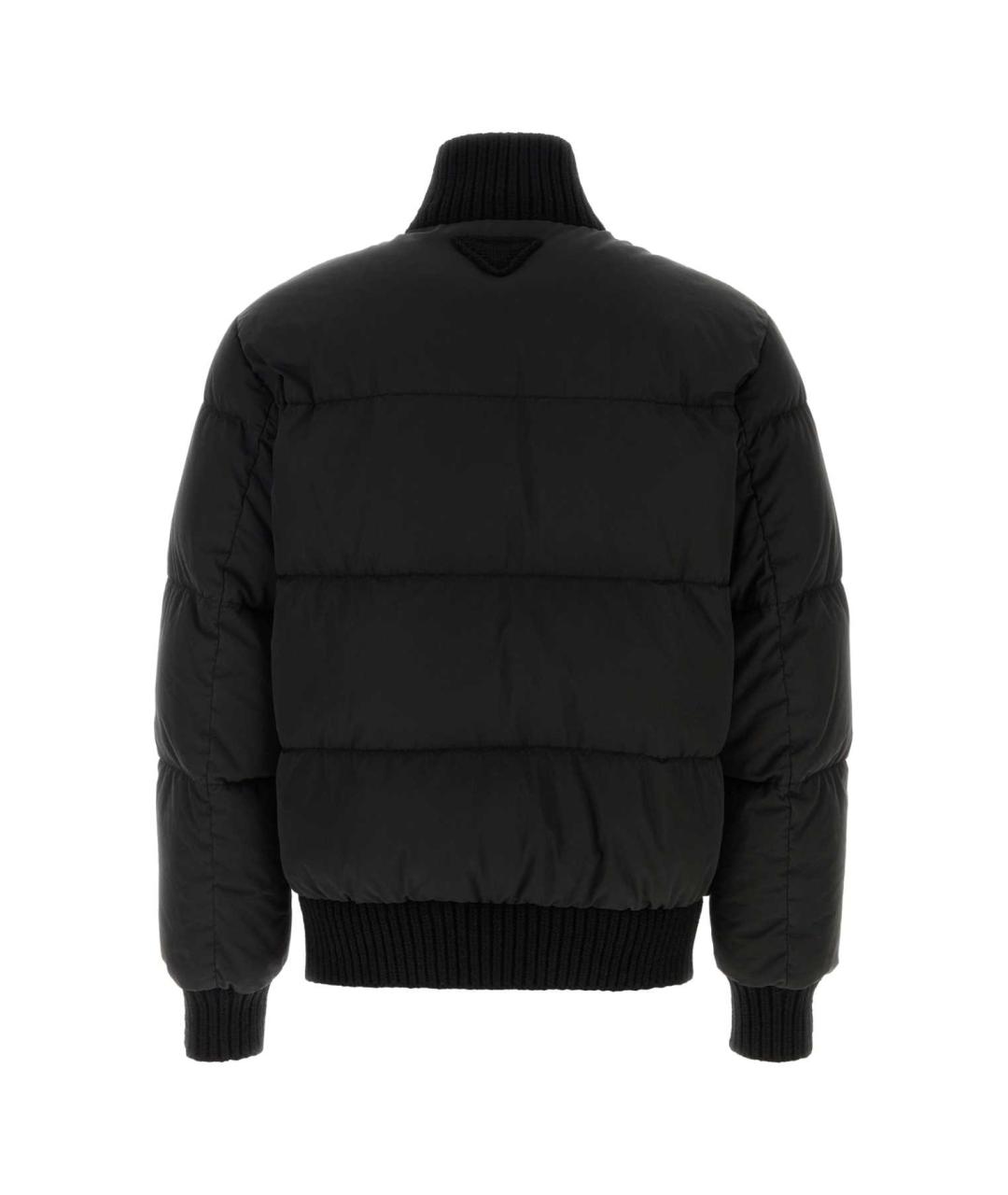 PRADA Черный хлопковый пуховик, фото 2