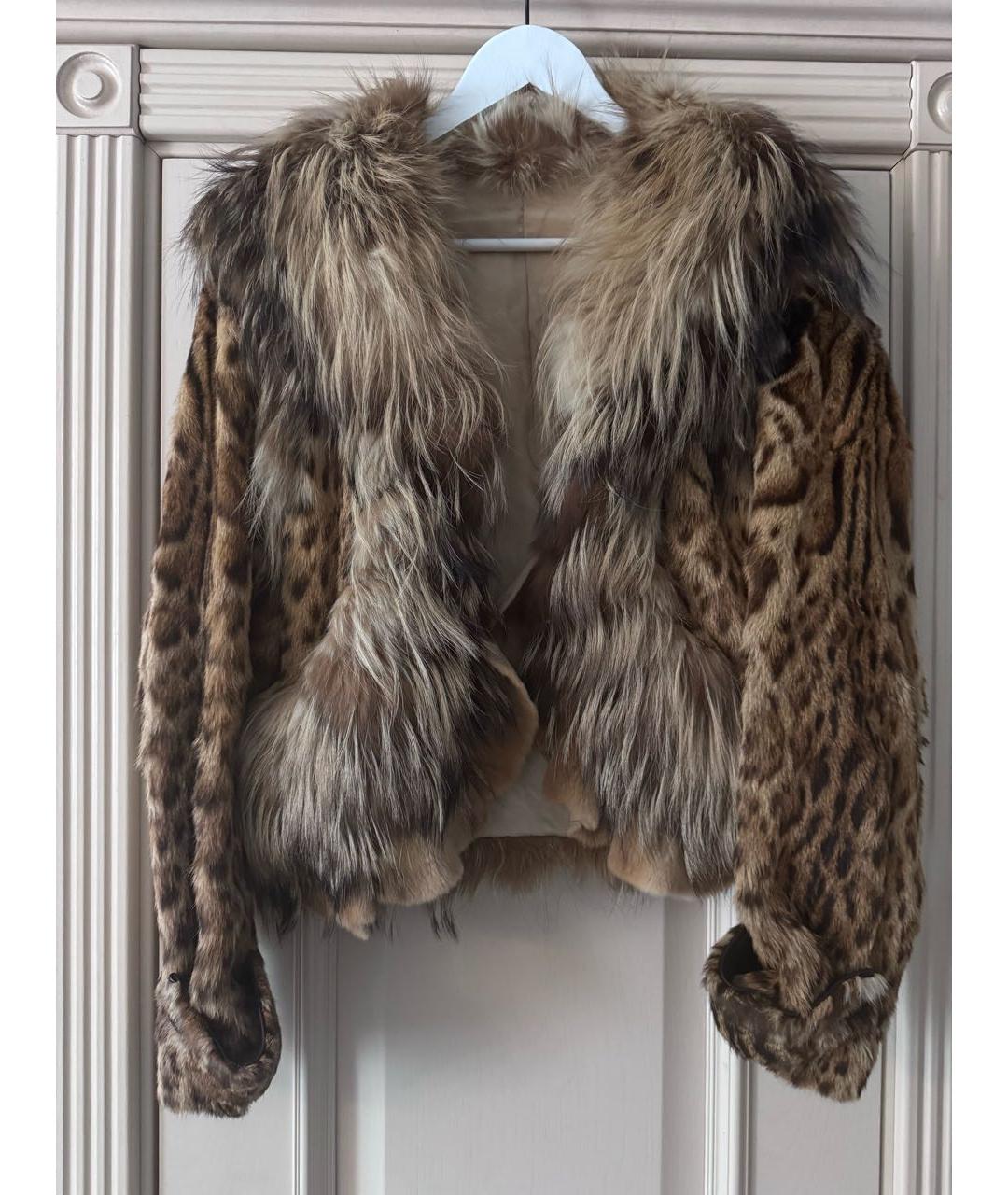 ROBERTO CAVALLI Мульти меховая шуба, фото 5