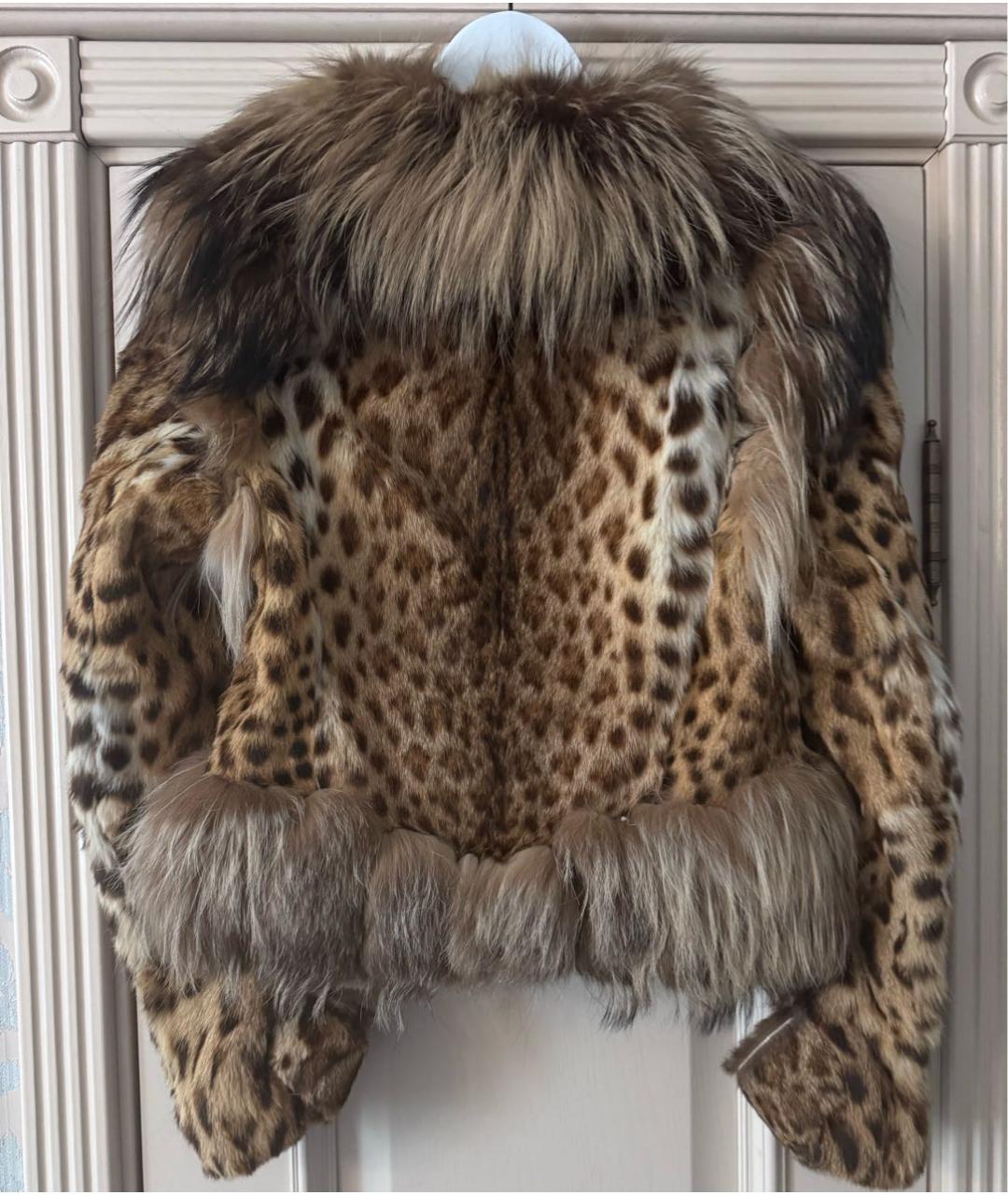 ROBERTO CAVALLI Мульти меховая шуба, фото 2