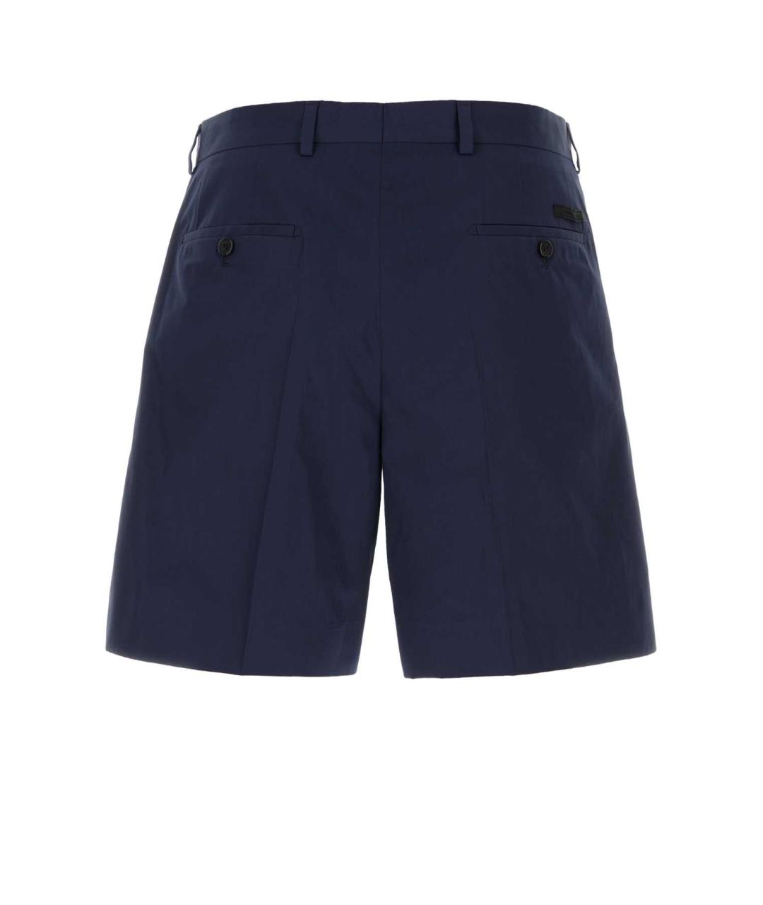 PRADA Синие хлопковые шорты, фото 2
