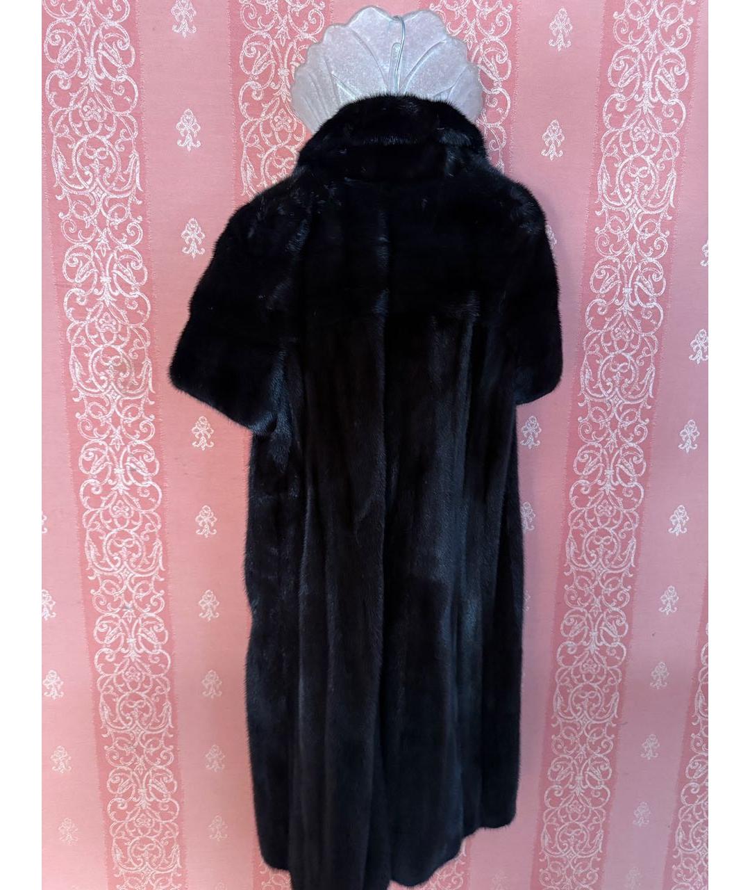 ESCADA Черная меховая шуба, фото 2