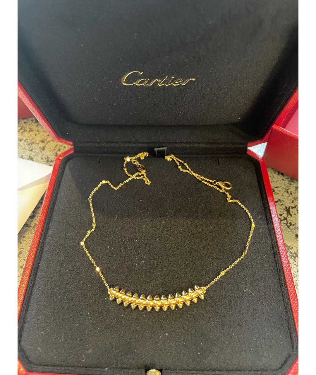 CARTIER Розовое колье из розового золота, фото 6