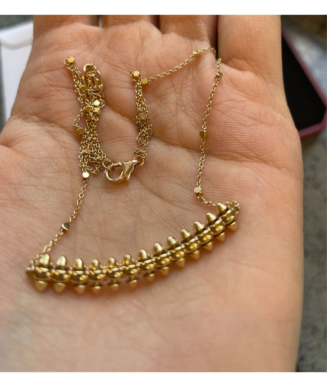 CARTIER Розовое колье из розового золота, фото 2