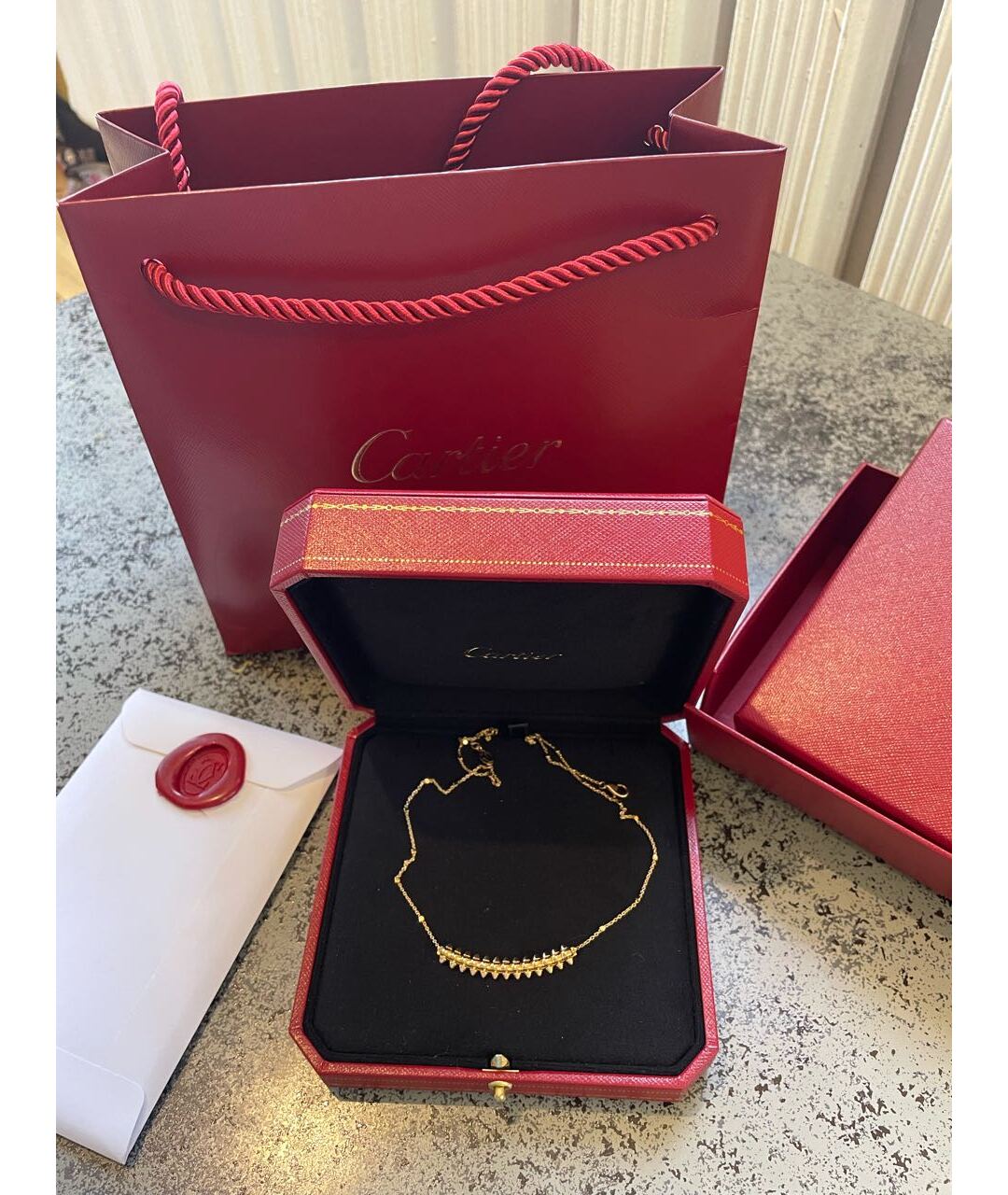 CARTIER Розовое колье из розового золота, фото 4