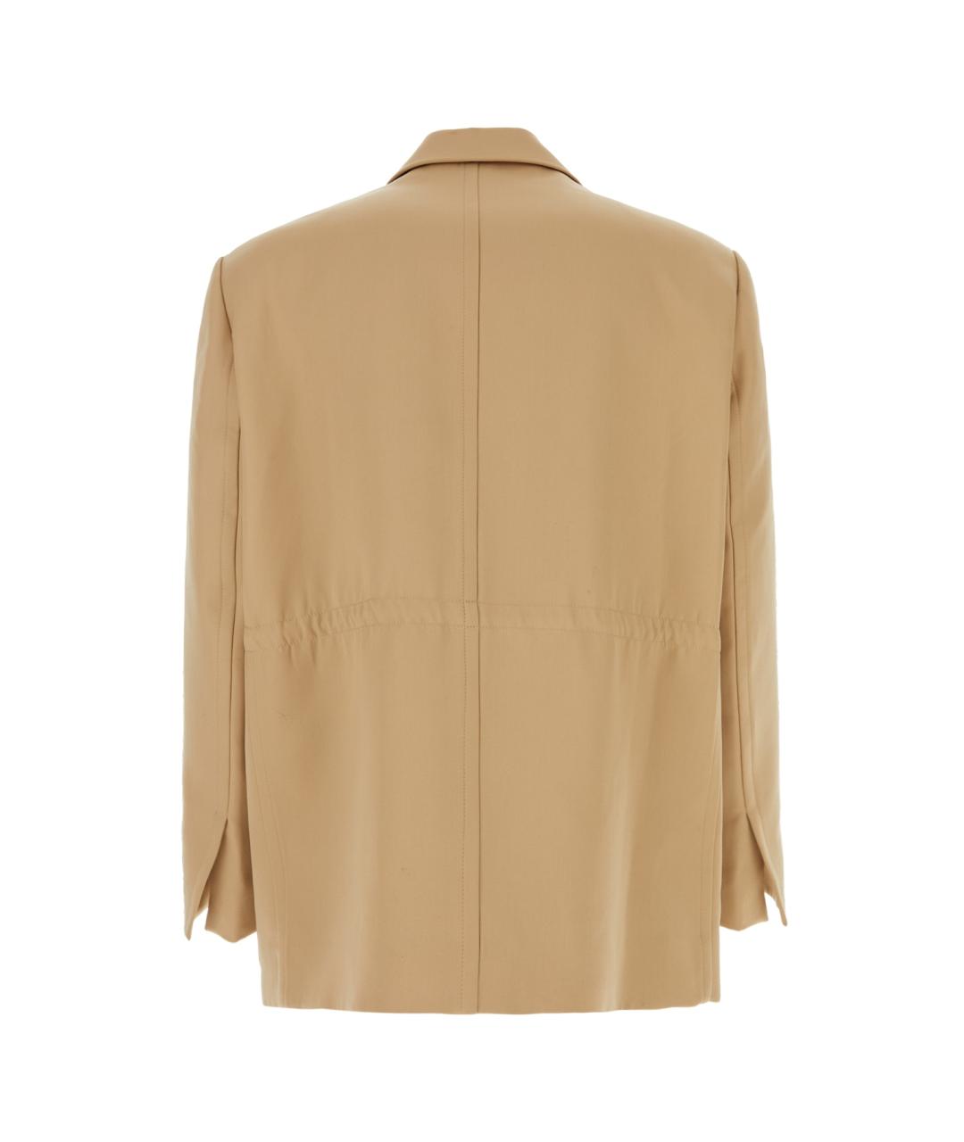 WE11DONE Бежевый шерстяной пиджак, фото 2