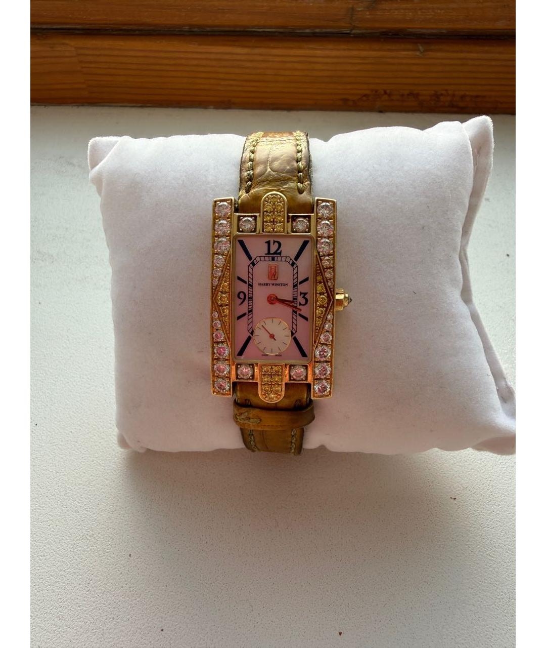 Harry Winston Золотые часы из желтого золота, фото 7