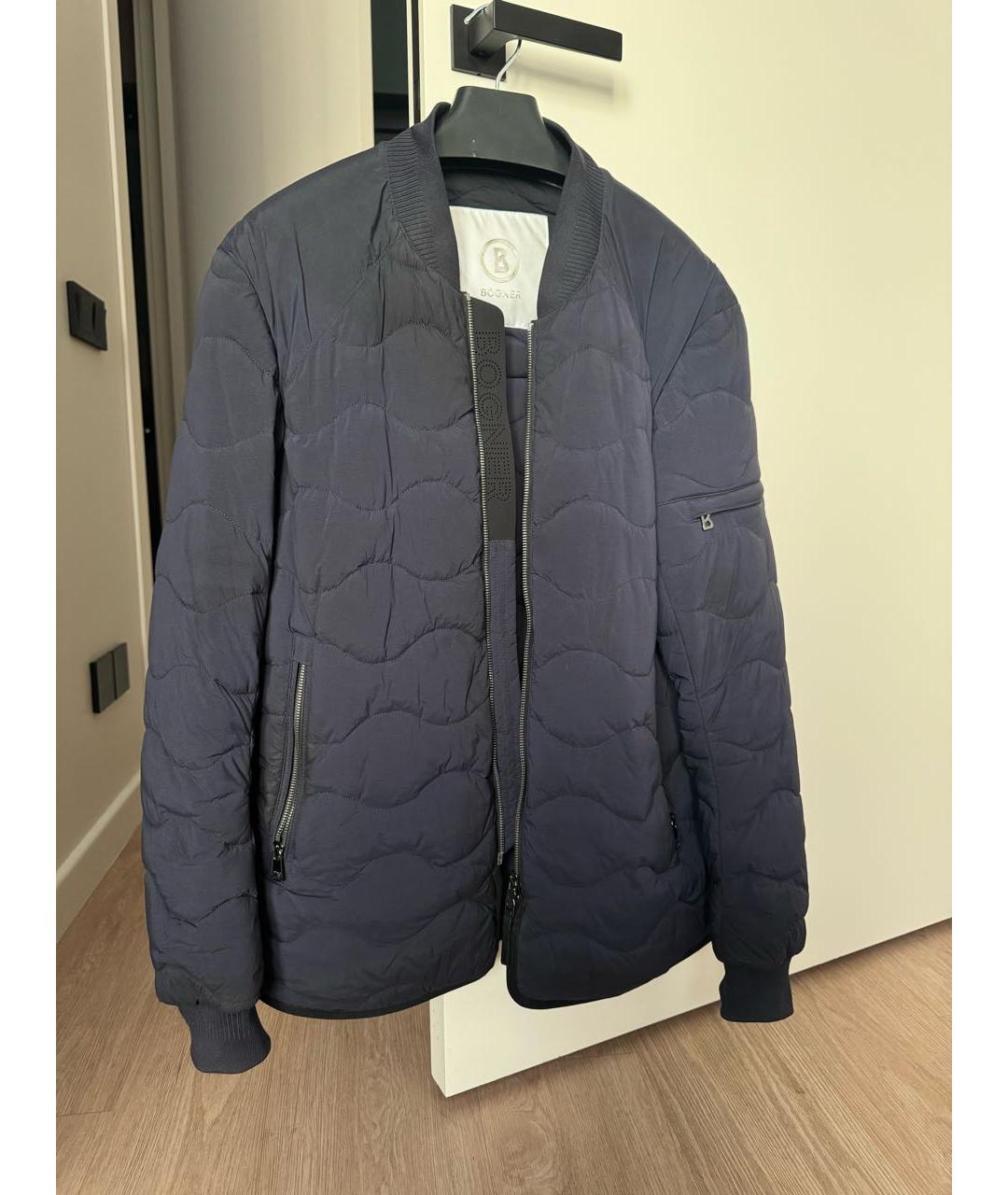 BOGNER Темно-синяя полиамидовая куртка, фото 5