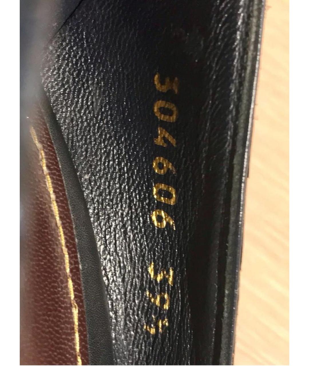 GUCCI Синие туфли из экзотической кожи, фото 5