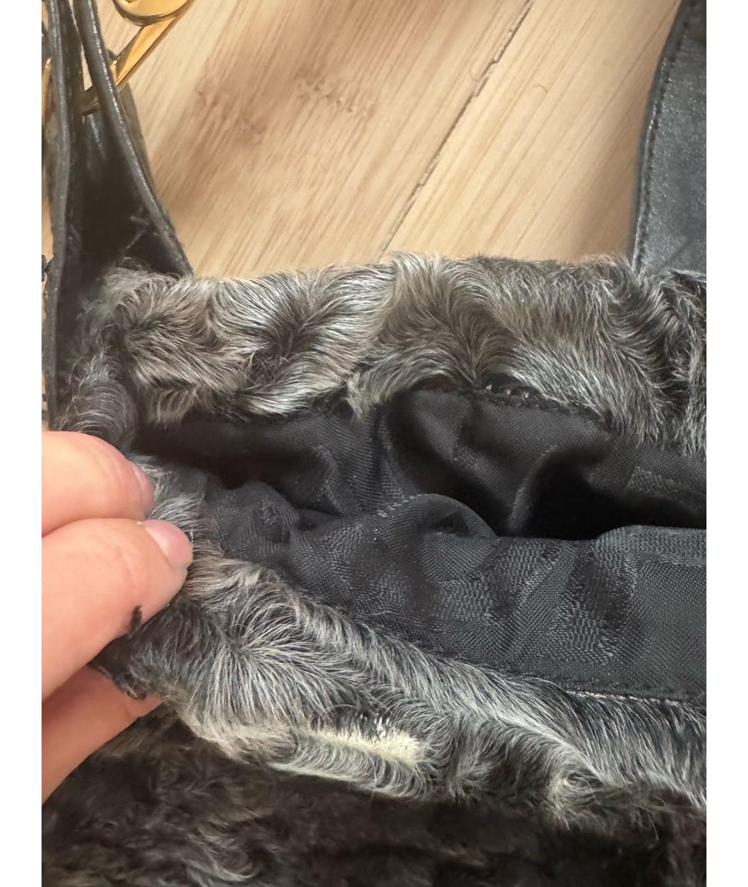 DOLCE&GABBANA Меховая сумка через плечо, фото 5