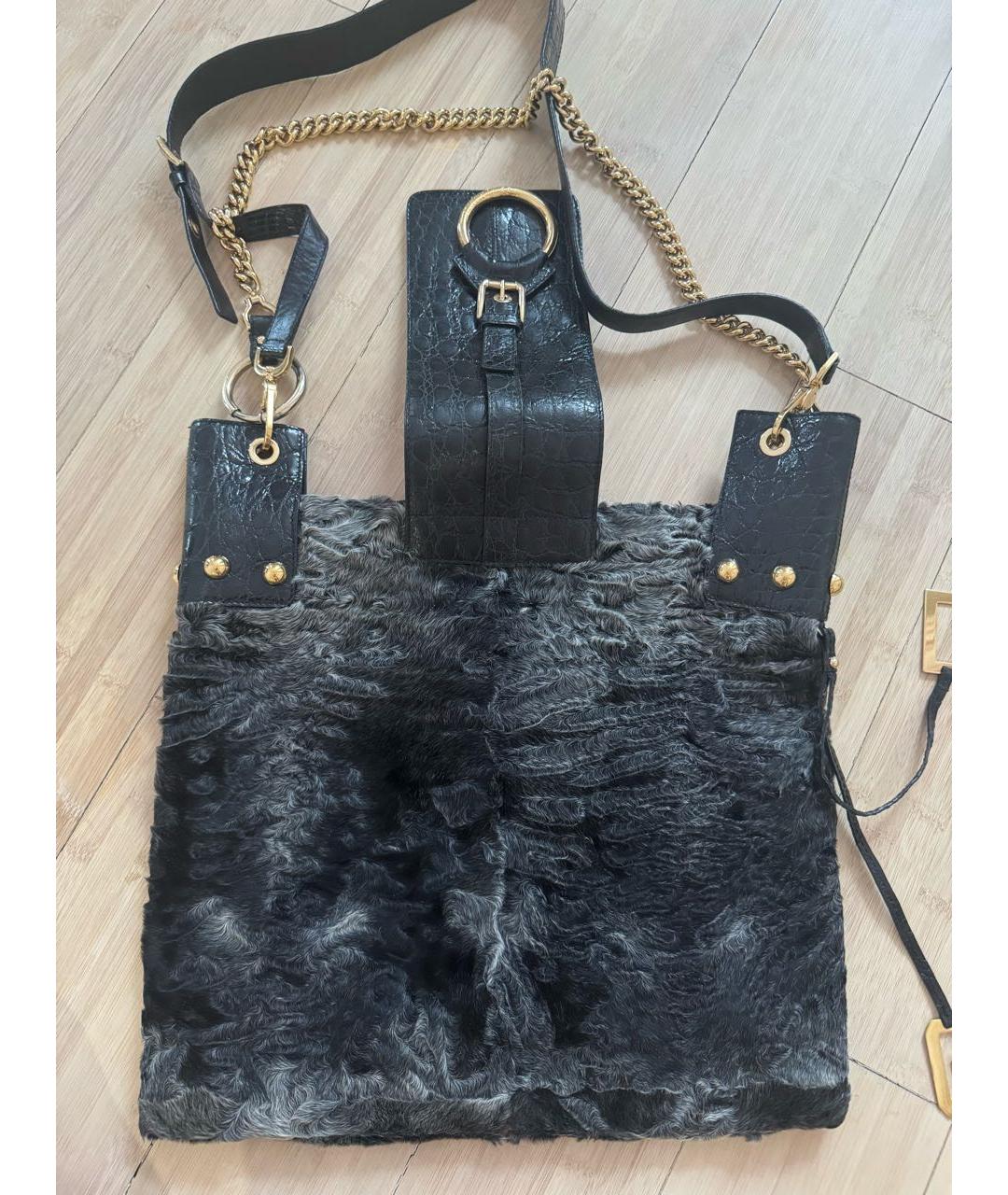 DOLCE&GABBANA Меховая сумка через плечо, фото 2