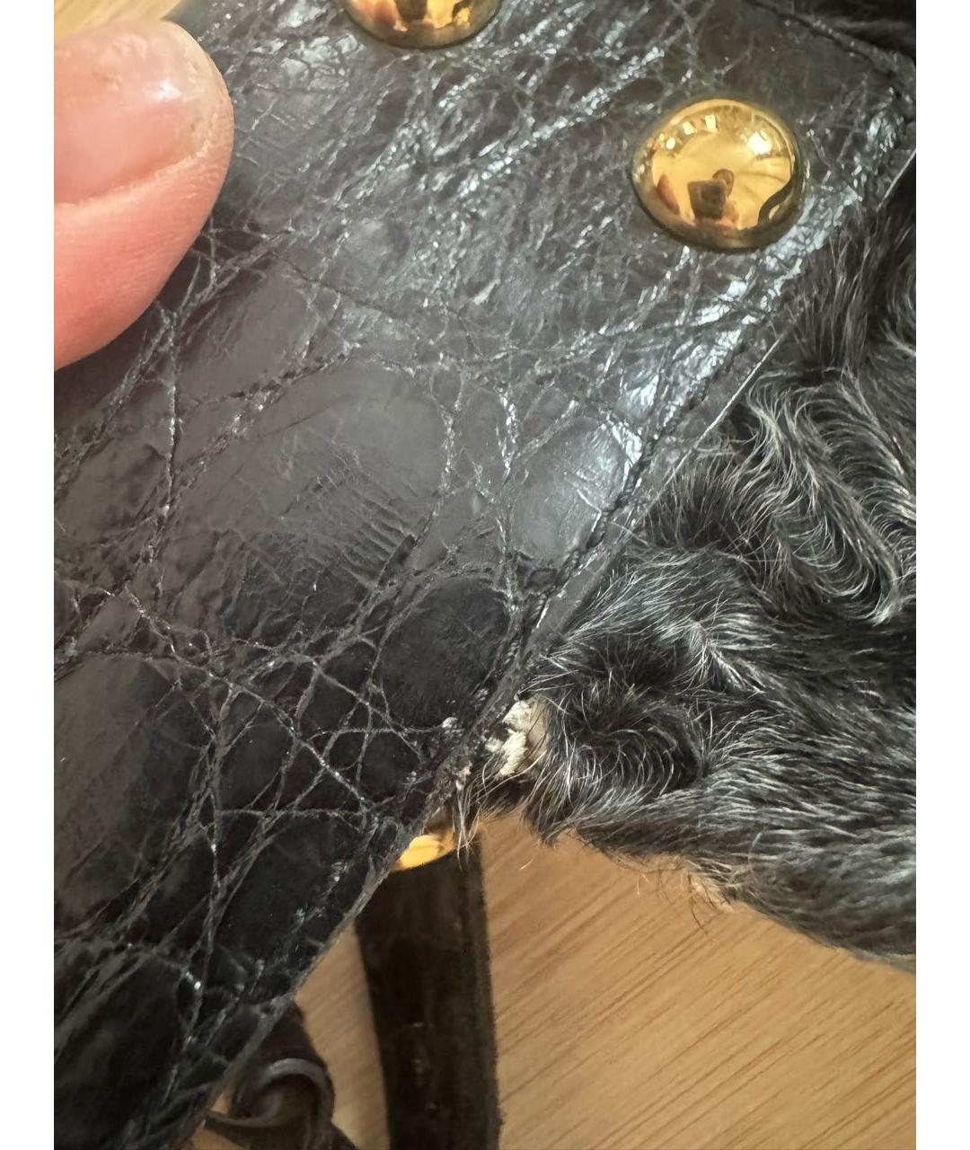 DOLCE&GABBANA Меховая сумка через плечо, фото 6